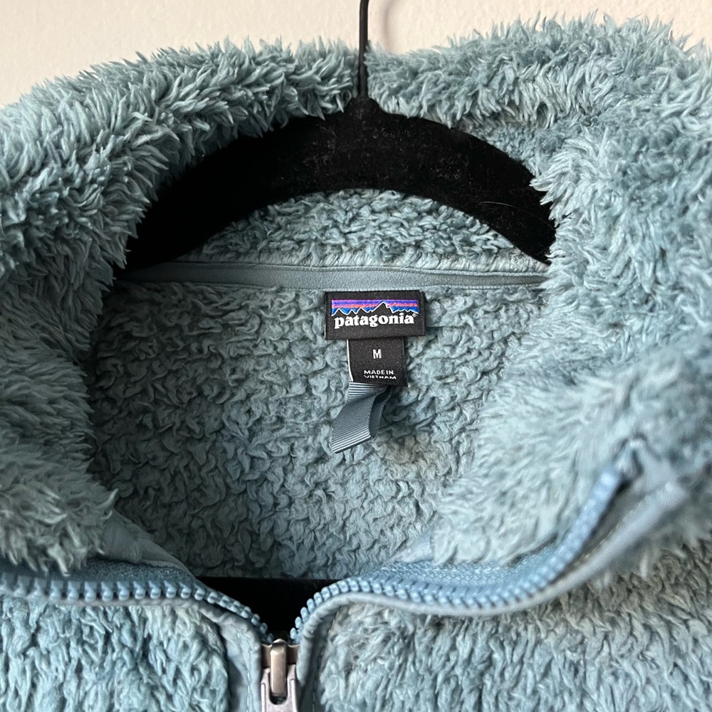 Patagonia medium light blue fleece quarter zip jacket - Picture 4 of 9